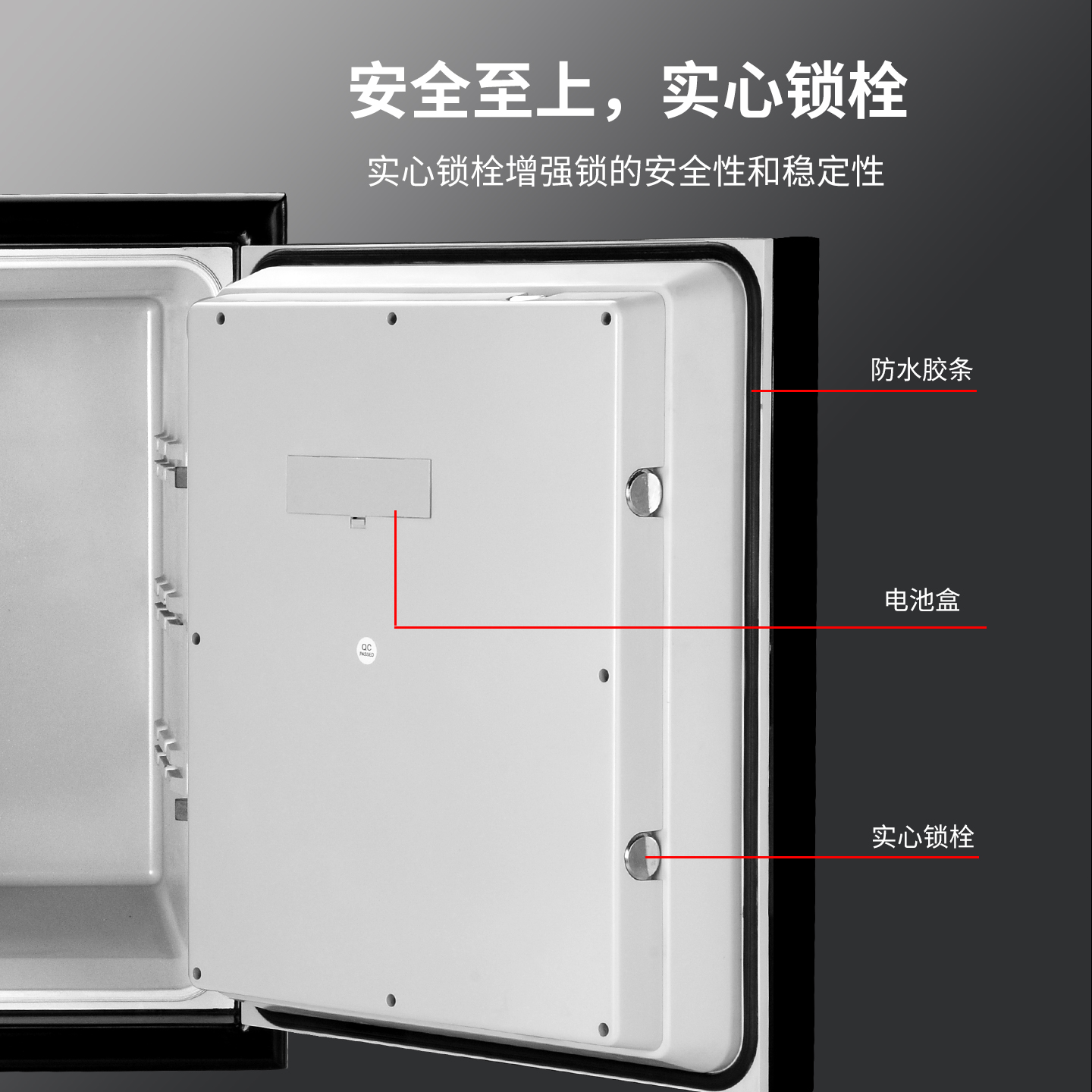 UL防火2小时+防水8小时指纹触屏锁3091SLBTC-BD
